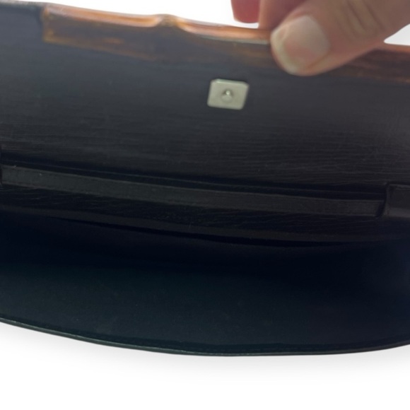 Gucci GG Canvas Bamboo Bar Clutch – Mini Shoulder Bag - Picture 6 of 15